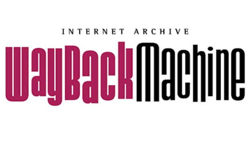 internet archive wayback machine